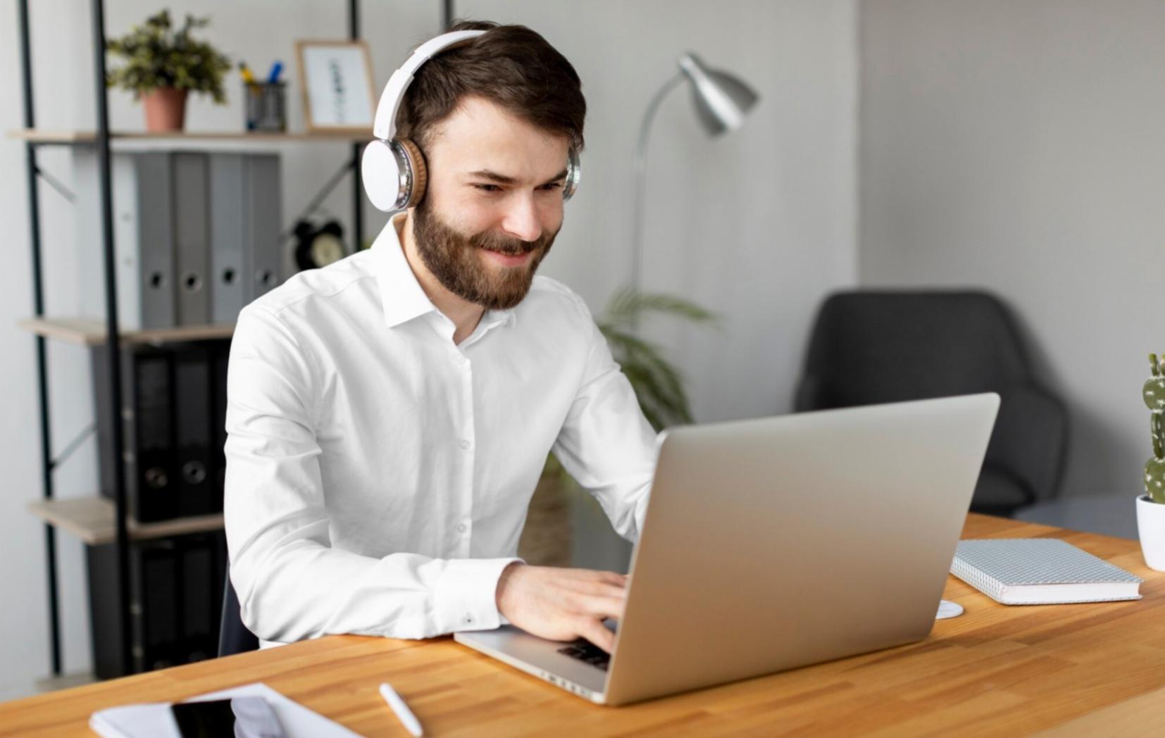Séance de coaching personnalisé en apprentissage à distance